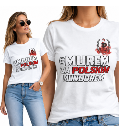 Koszulka damska MUREM ZA POLSKIM MUNDUREM 2